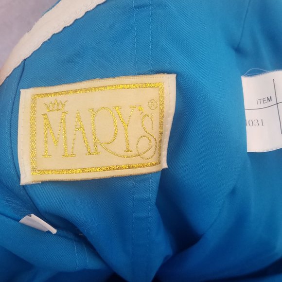 Beautiful Strapless Aqua Prom/Formal Dress(Size 6) - Picture 7 of 8